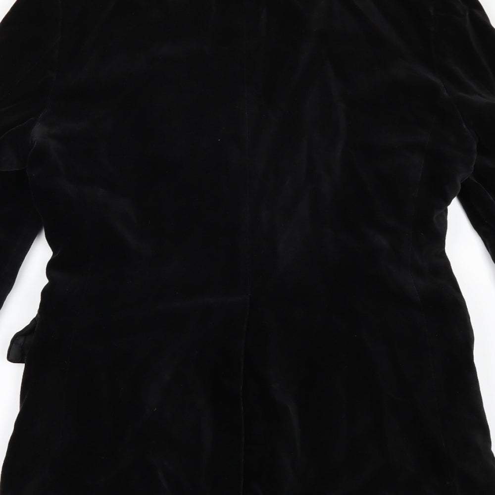 JOHN ANTHONY Mens Black   Jacket Blazer Size 36
