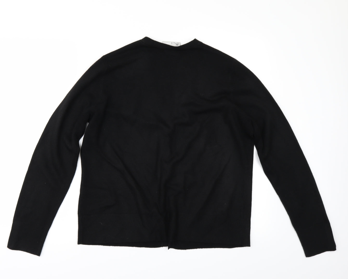 BHS Womens Black   Cardigan Jumper Size 16