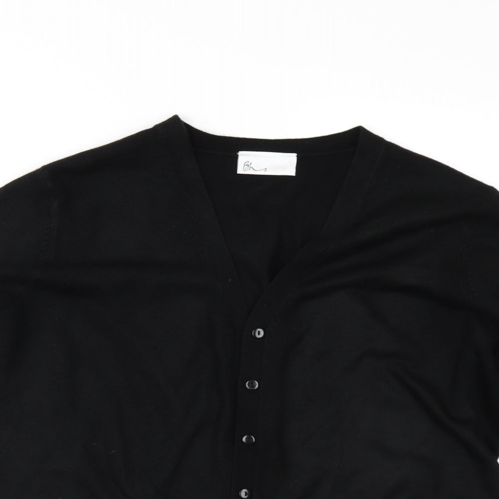 BHS Womens Black   Cardigan Jumper Size 16