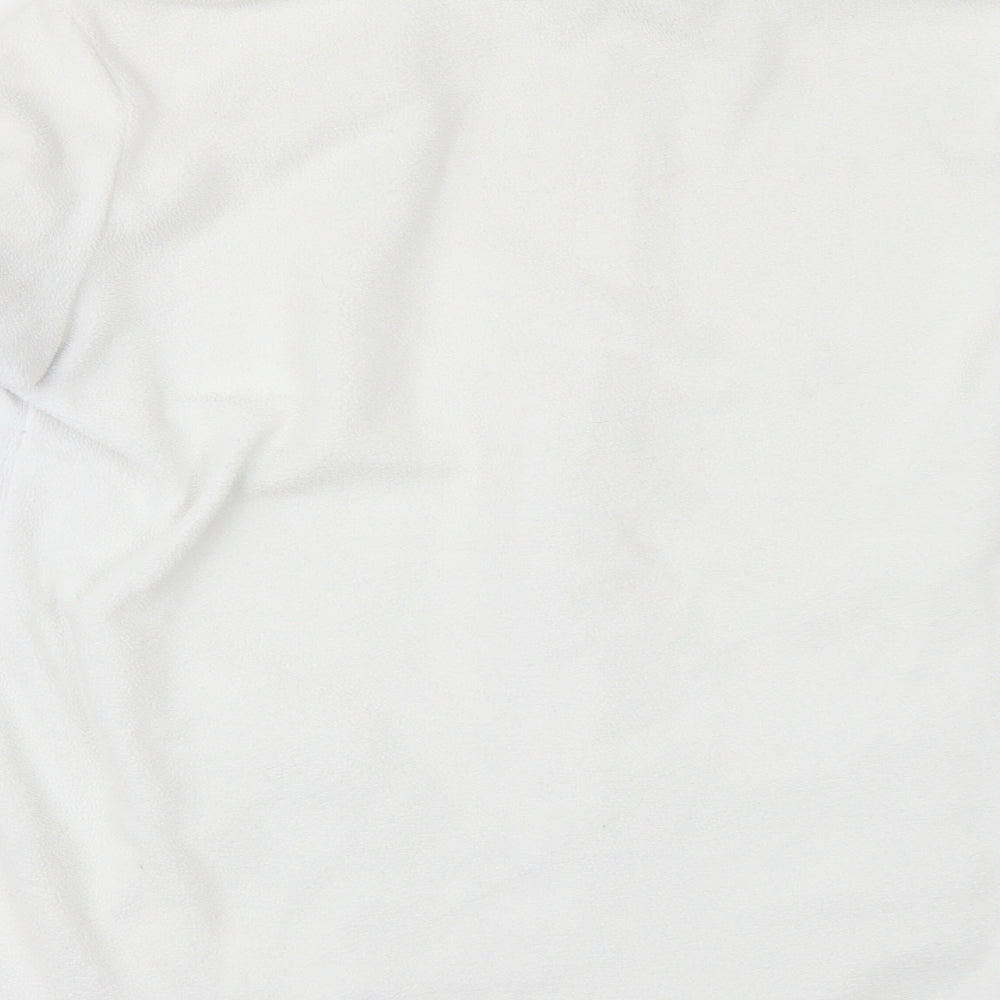 Marks and Spencer Womens White  Fleece Jacket  Size 16