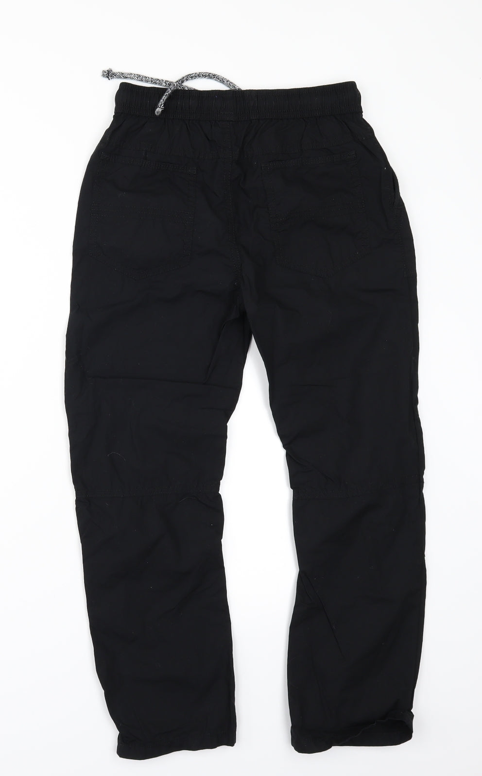 Marks and Spencer Boys Black   Cargo Trousers Size 9-10 Years