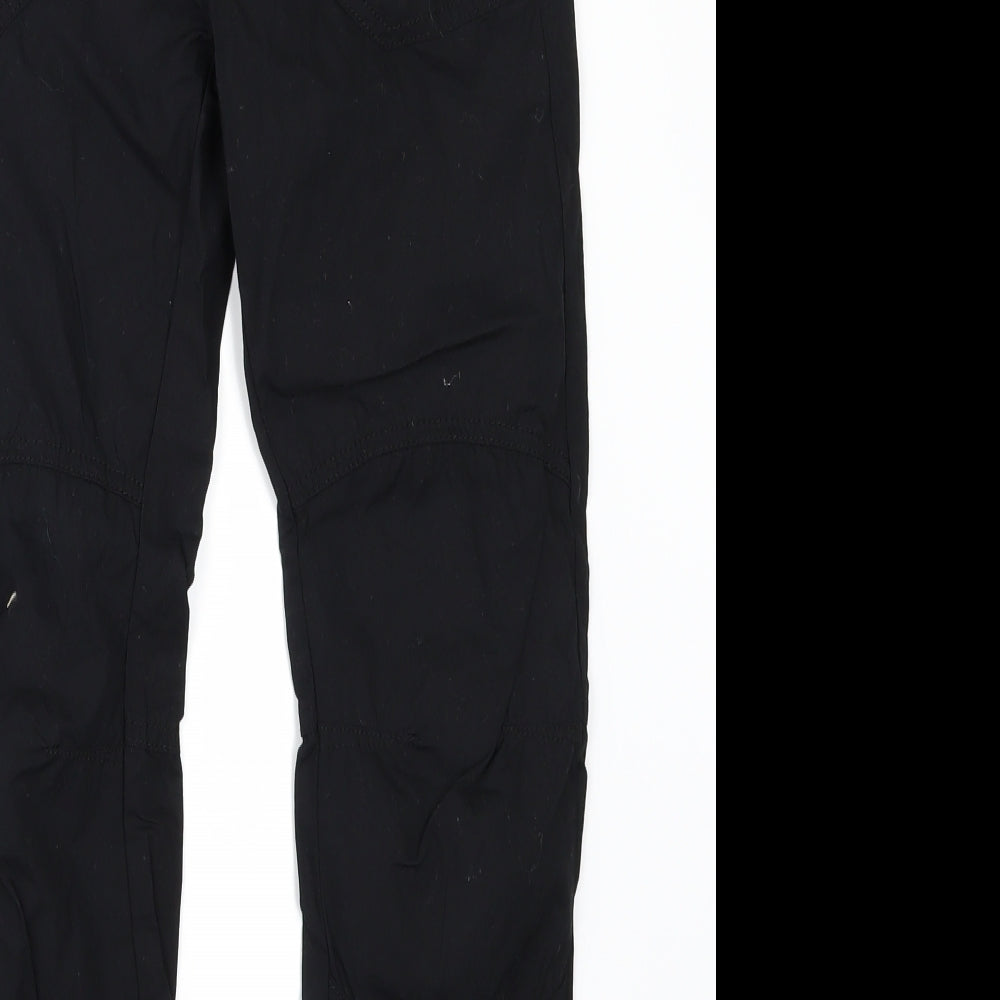 Marks and Spencer Boys Black   Cargo Trousers Size 9-10 Years