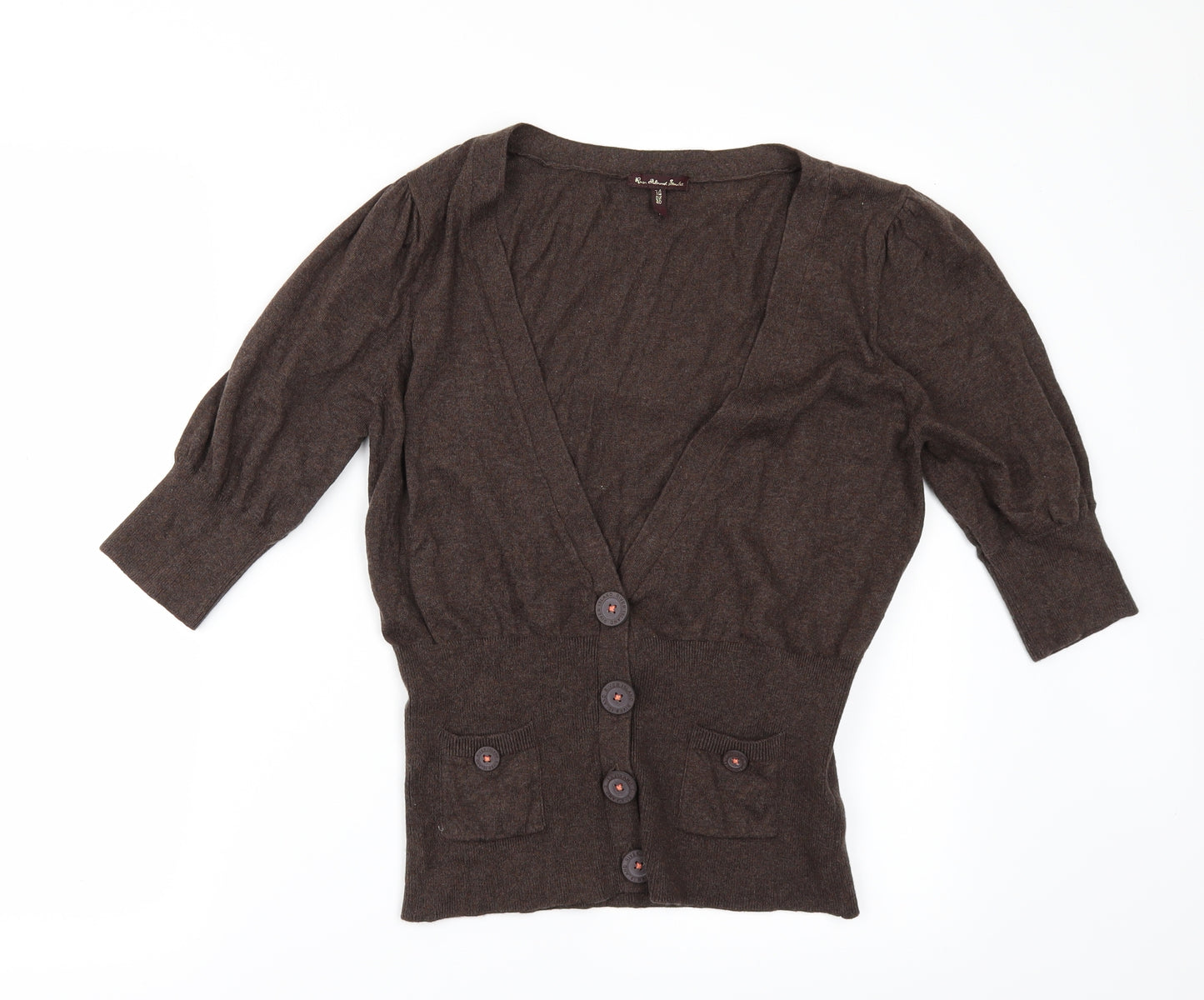 River Island Womens Brown   Cardigan Jumper Size 14