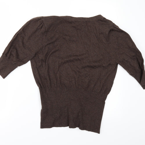 River Island Womens Brown   Cardigan Jumper Size 14