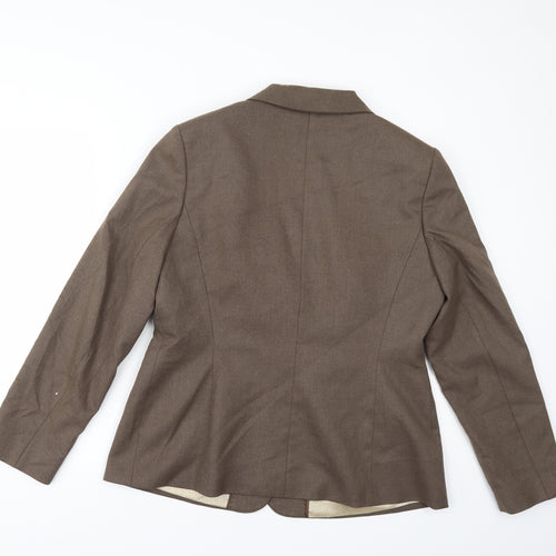 PLANET Womens Brown   Jacket Suit Jacket Size 14