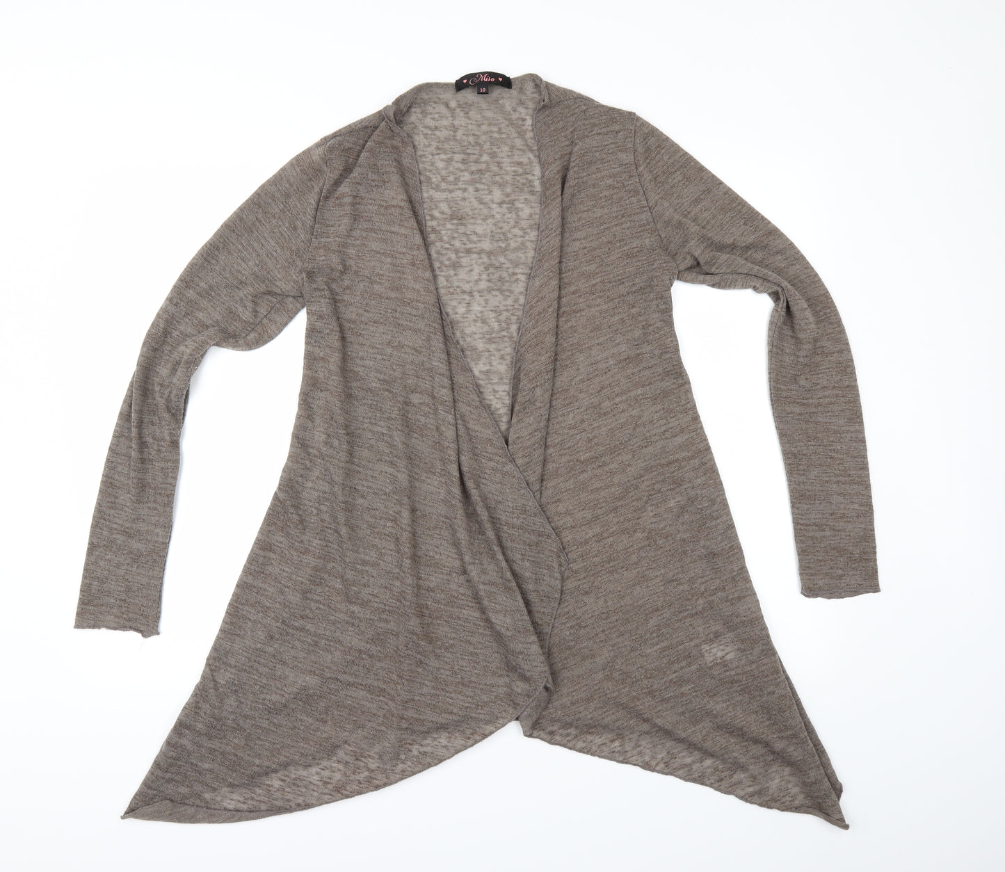 Miso Womens Brown   Cardigan Jumper Size 10