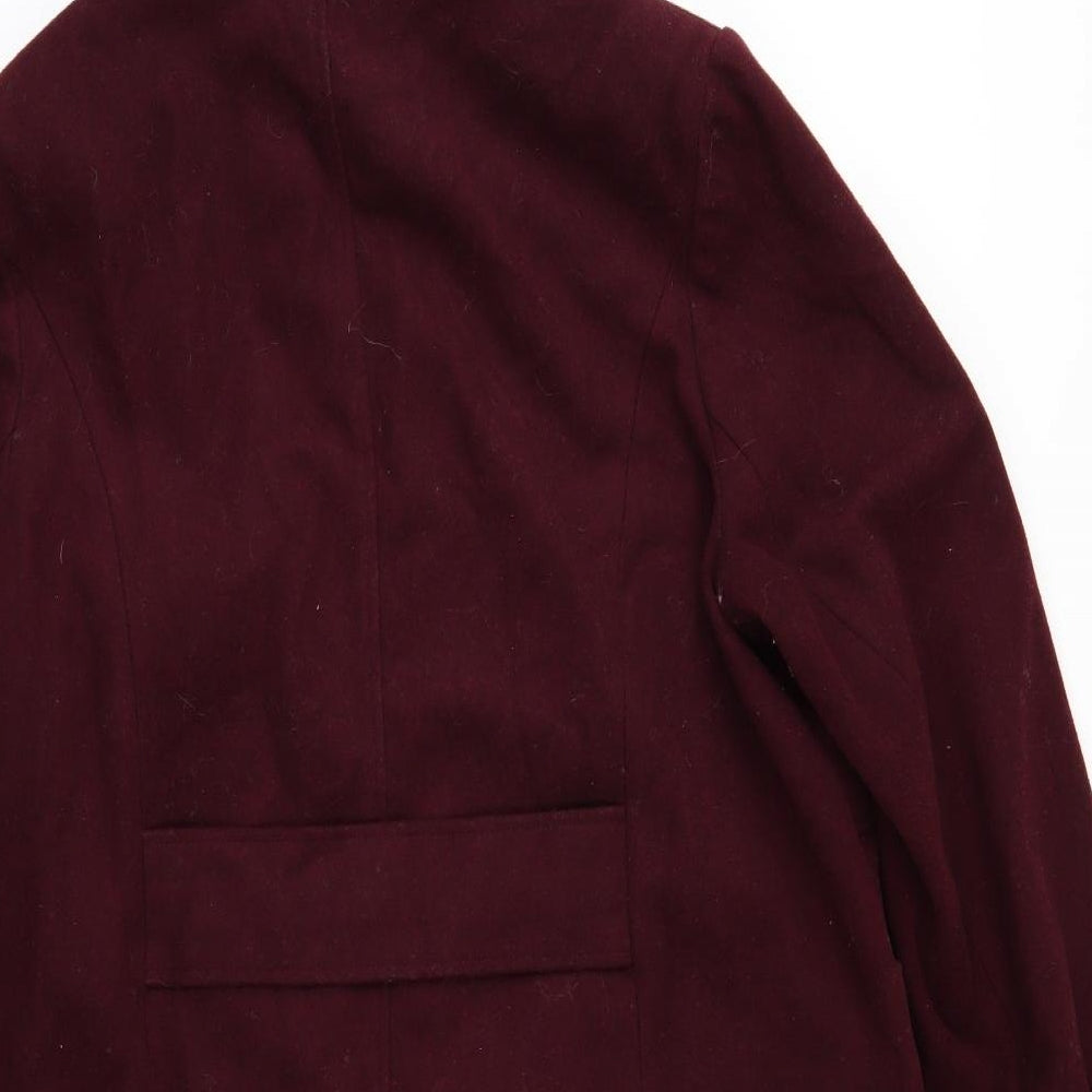 George Womens Red   Overcoat Coatigan Size 18