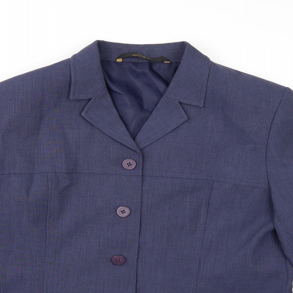 Marks and Spencer Womens Blue   Jacket  Size 16