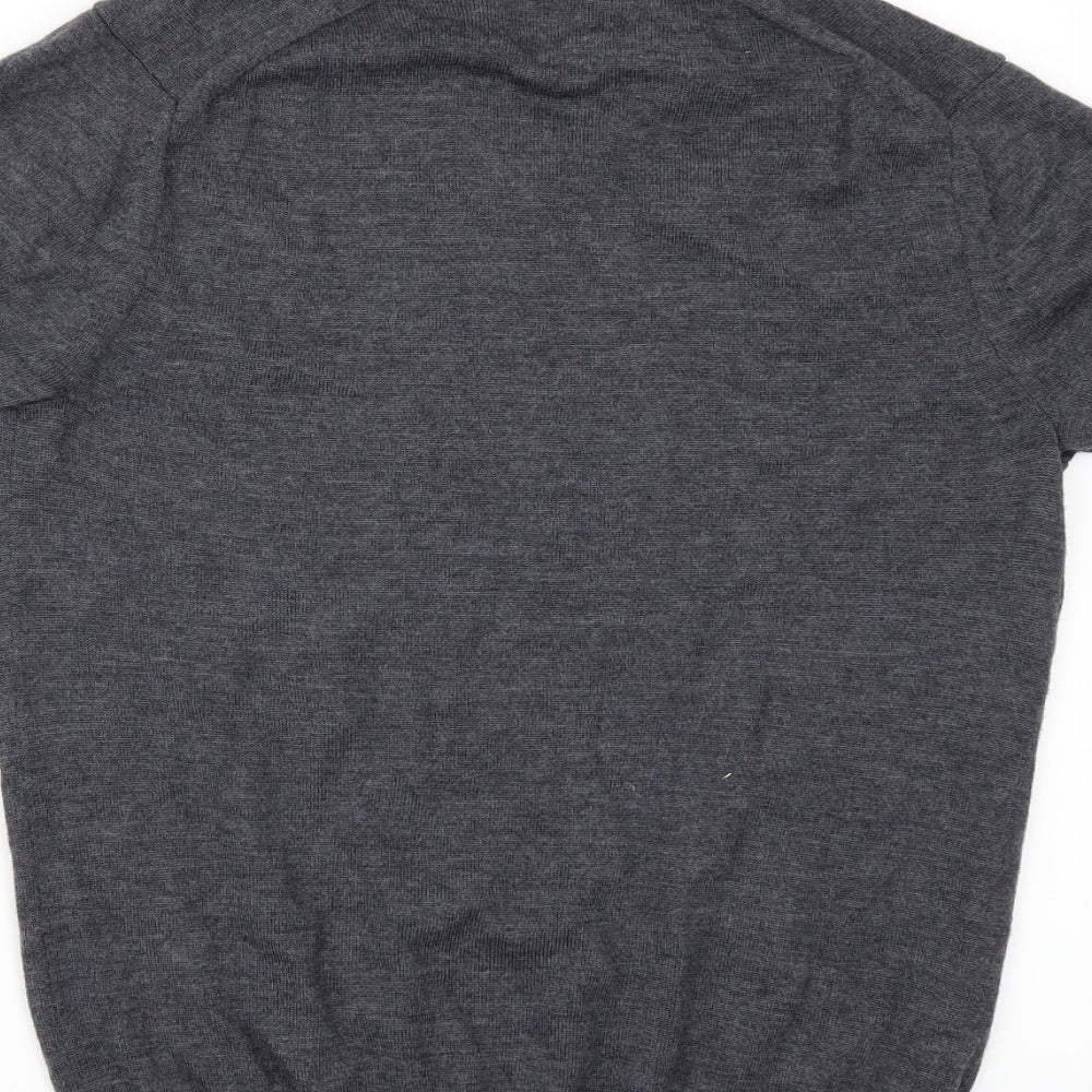 Fred Perry Mens Grey   Pullover Jumper Size S