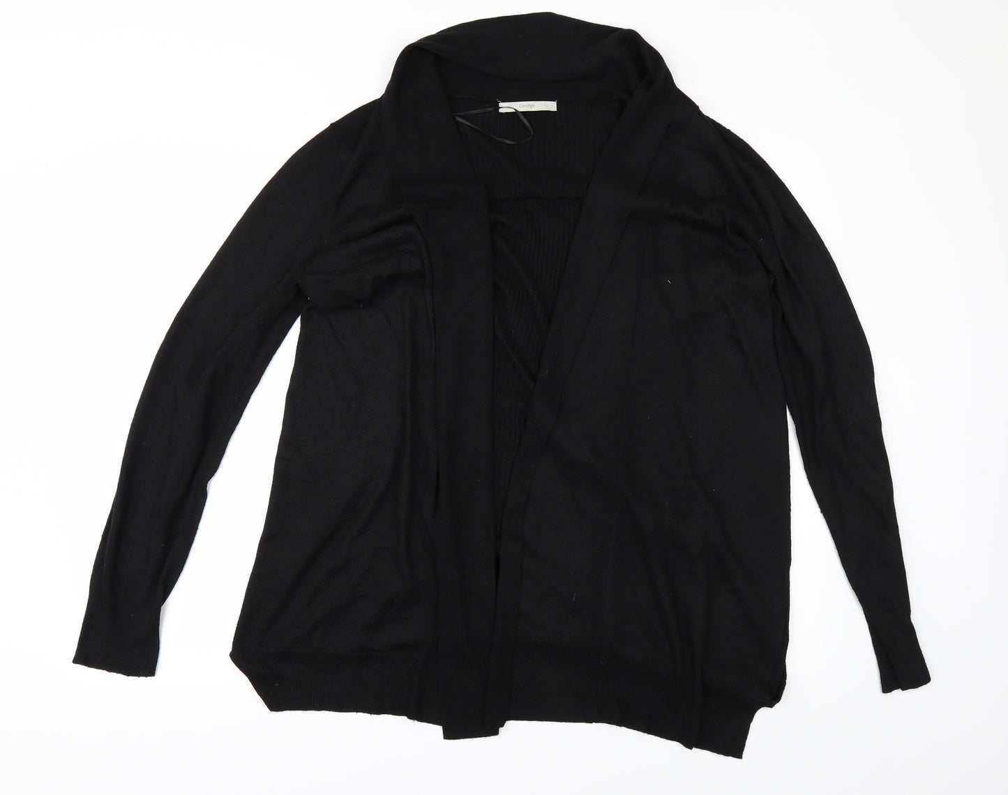 George Womens Black   Cardigan Jumper Size XL