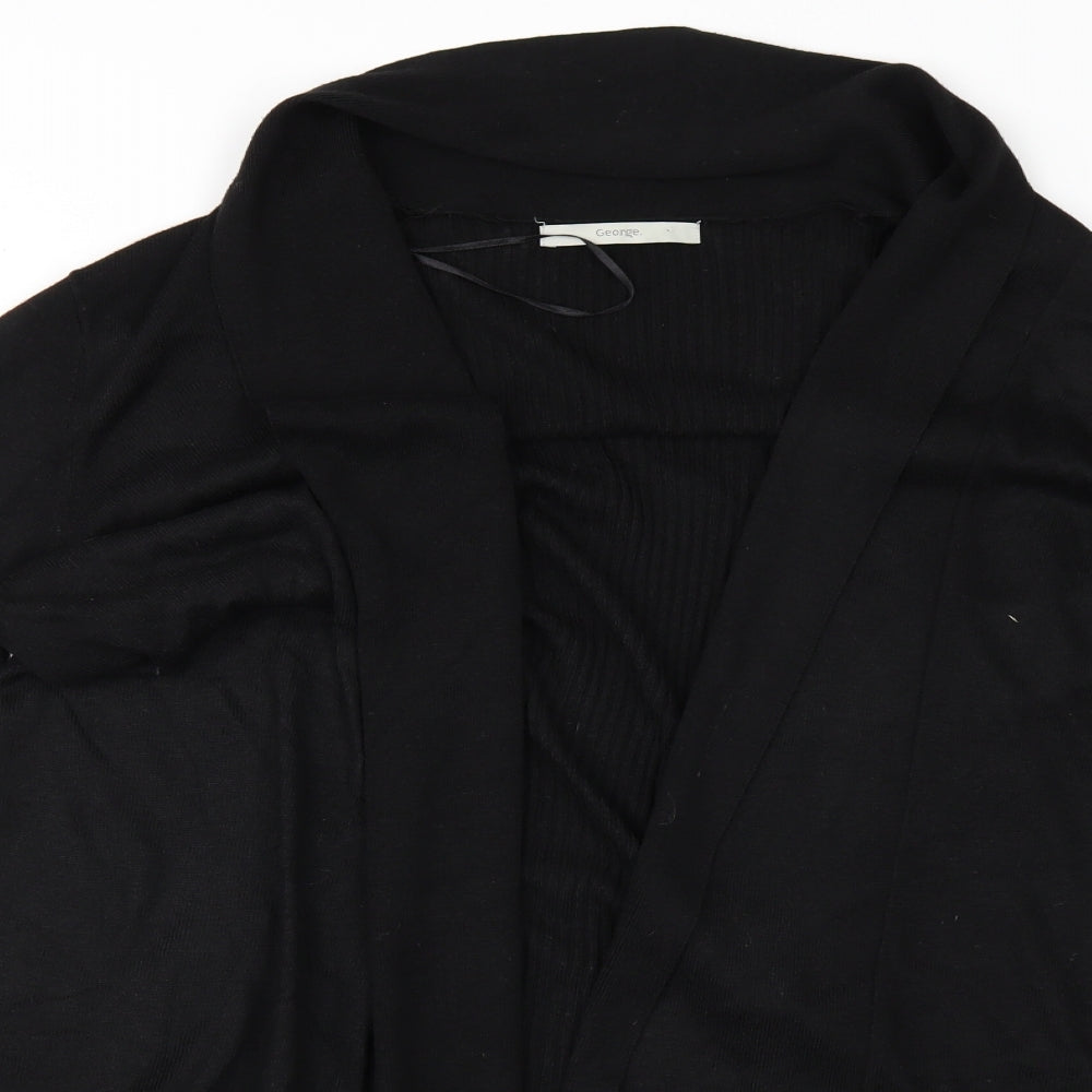 George Womens Black   Cardigan Jumper Size XL