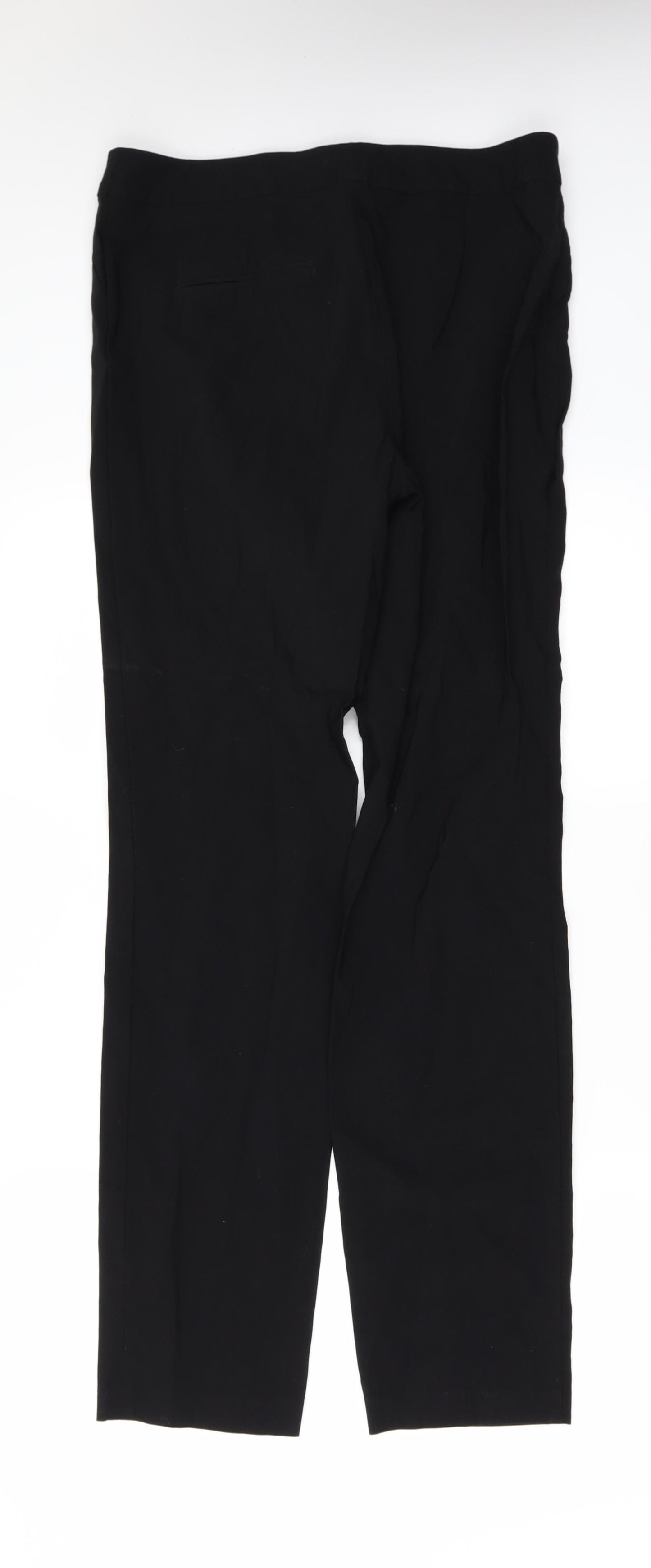 Papaya Womens Black   Trousers  Size 14 L31 in