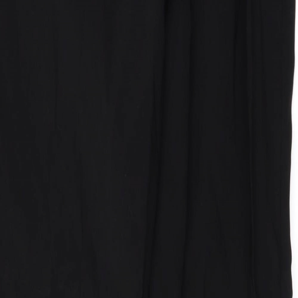 Papaya Womens Black   Trousers  Size 14 L31 in