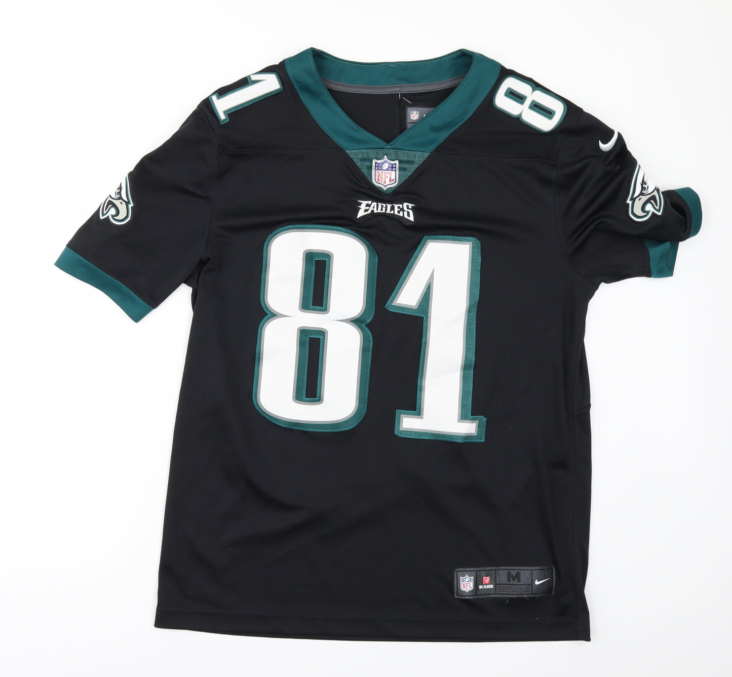 Nike Mens Black    T-Shirt Size M  - NFL EAGLES