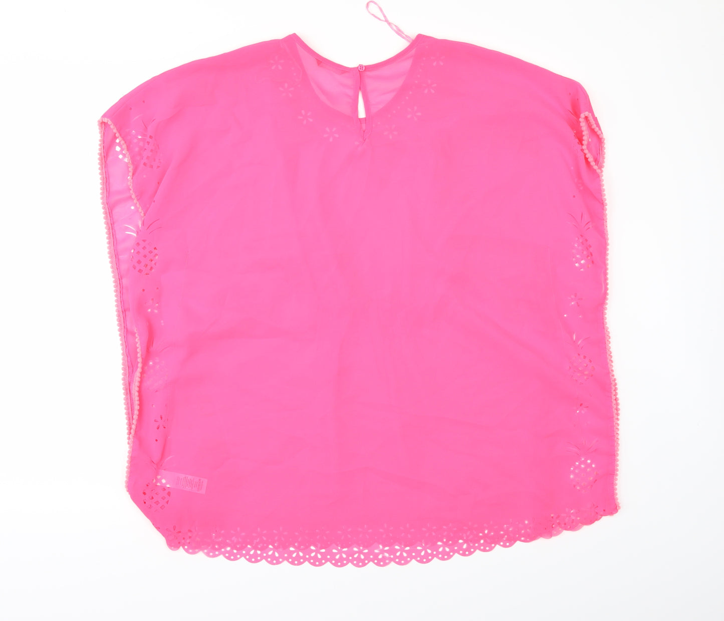 George Womens Pink   Tunic Blouse Size L  - BEACH TOP