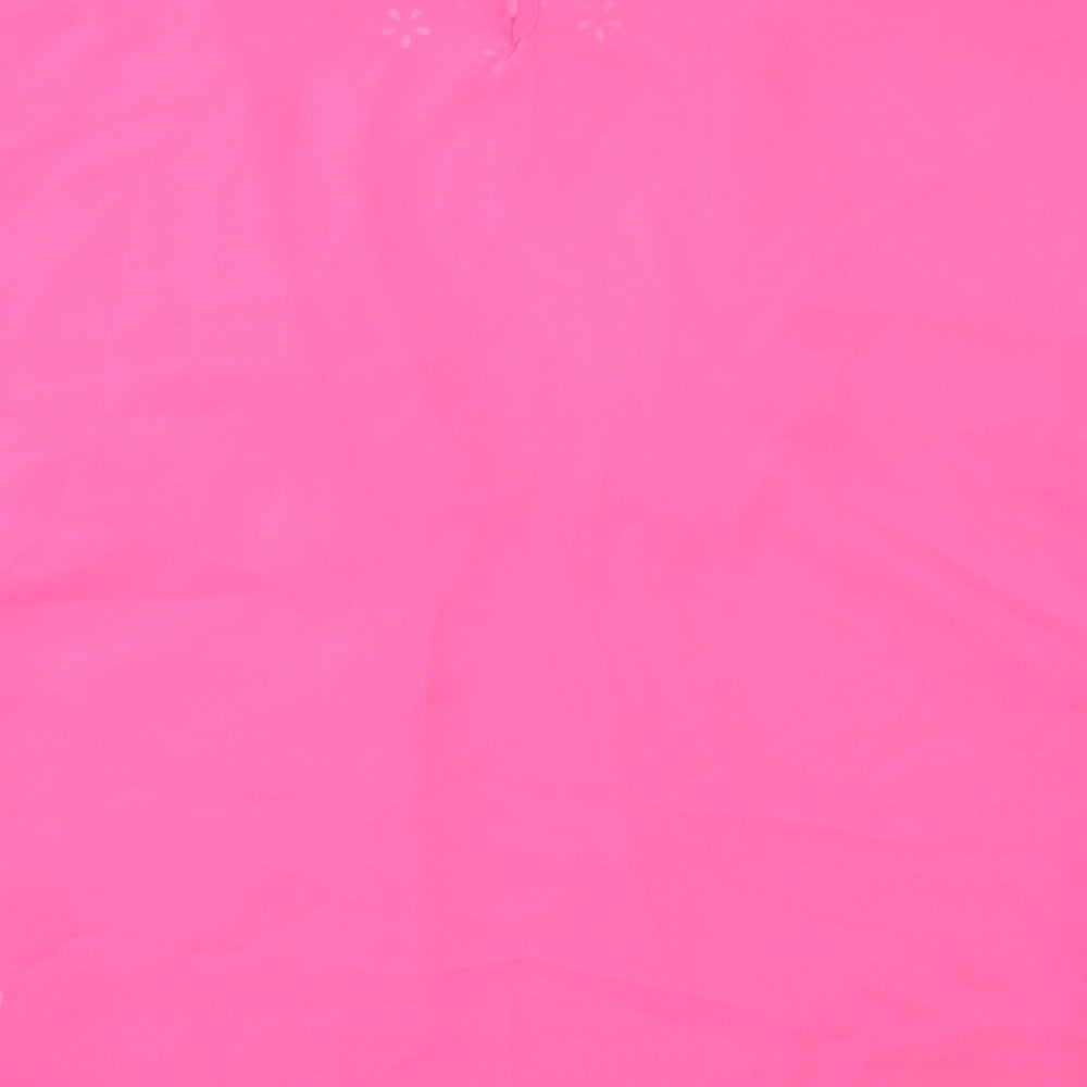 George Womens Pink   Tunic Blouse Size L  - BEACH TOP