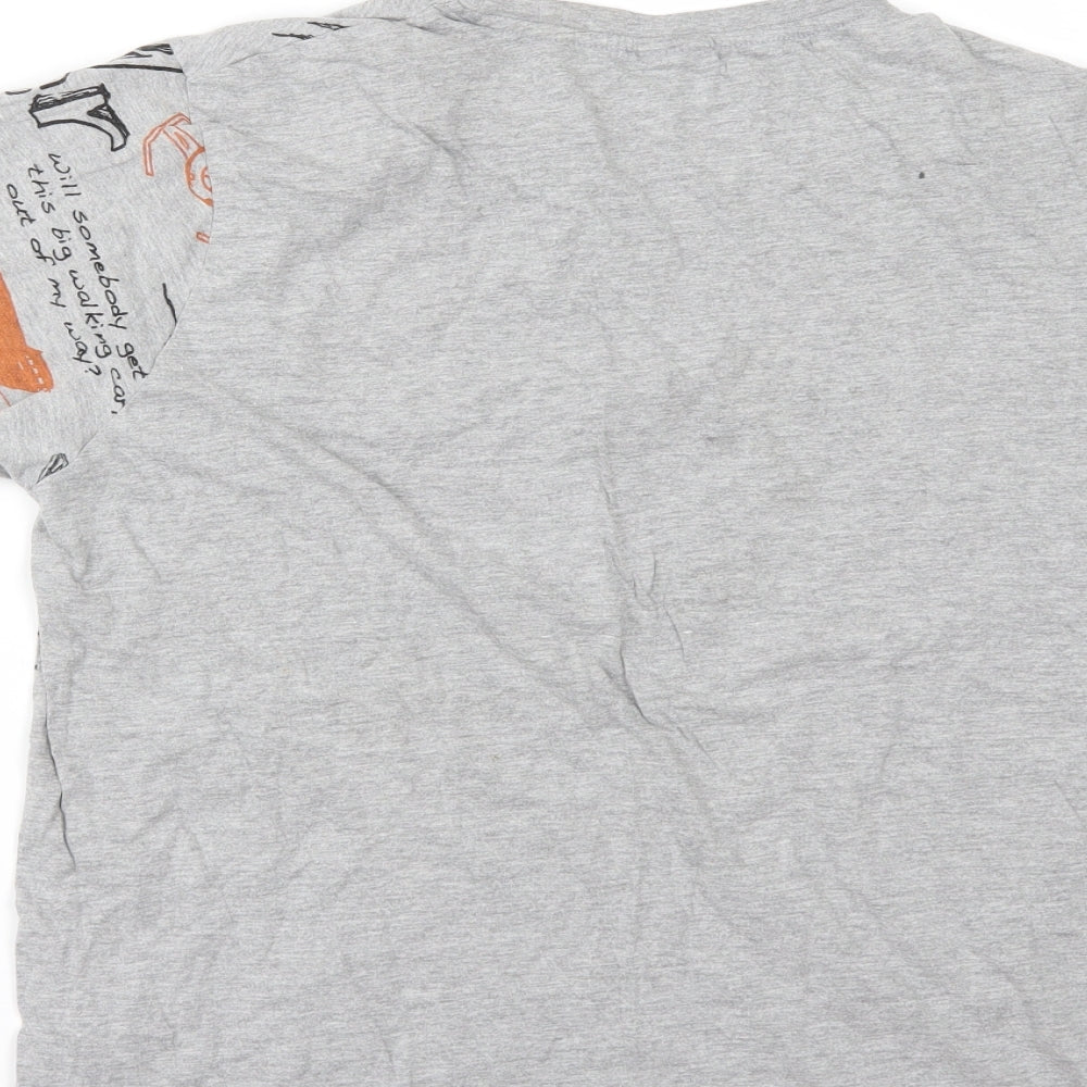River Island Mens Grey    T-Shirt Size M  - STAR WARS