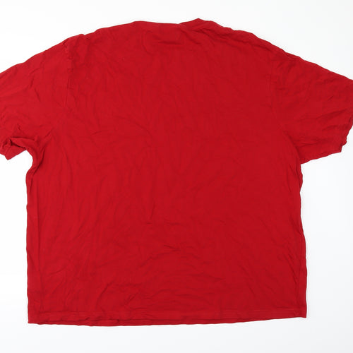 Debenhams Mens Red    T-Shirt Size 3XL