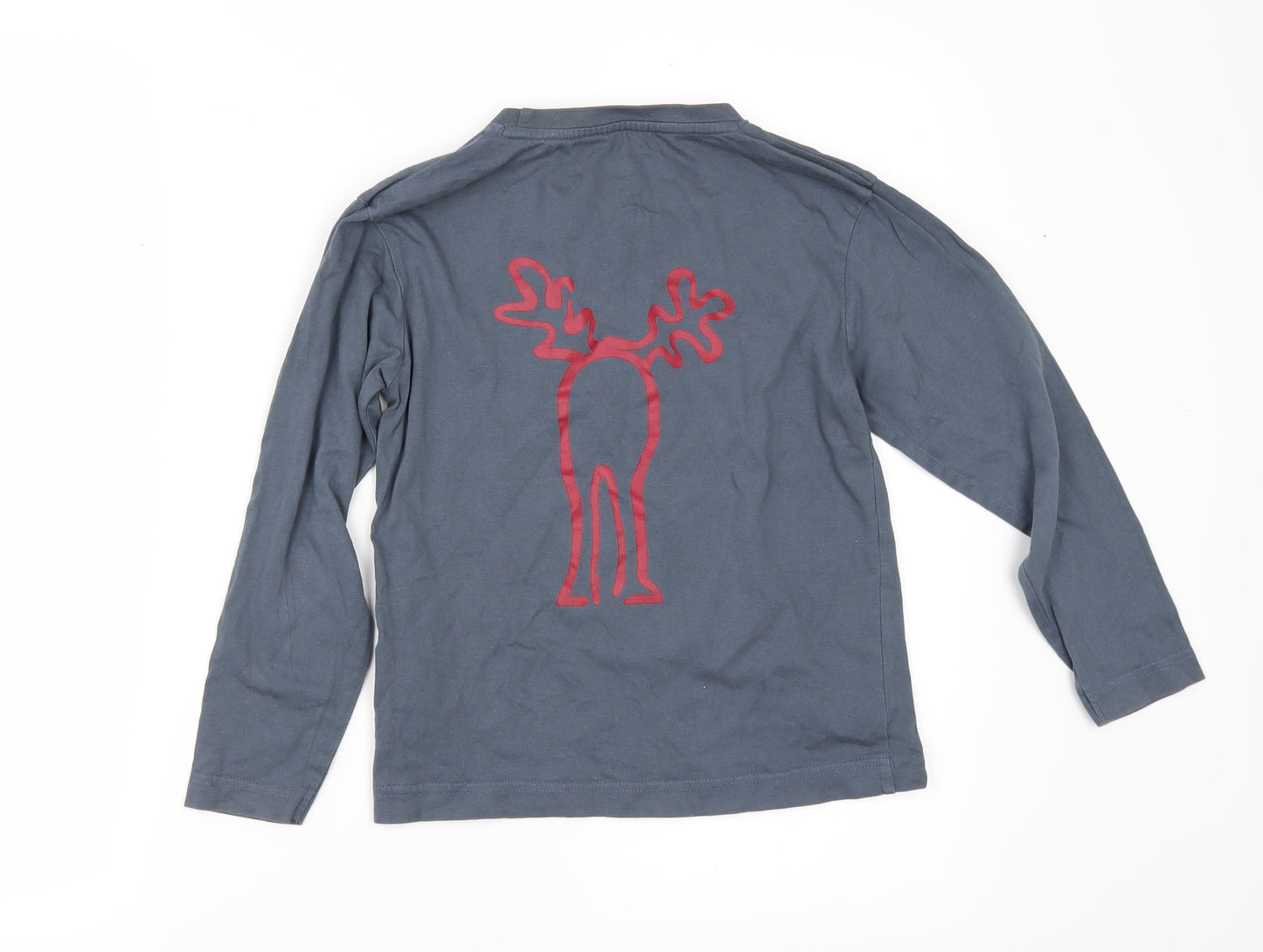 elkline Boys Blue   Basic T-Shirt Size 8-9 Years