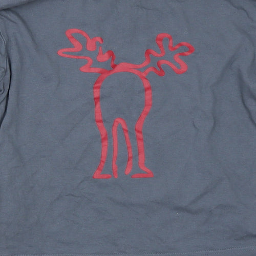 elkline Boys Blue   Basic T-Shirt Size 8-9 Years