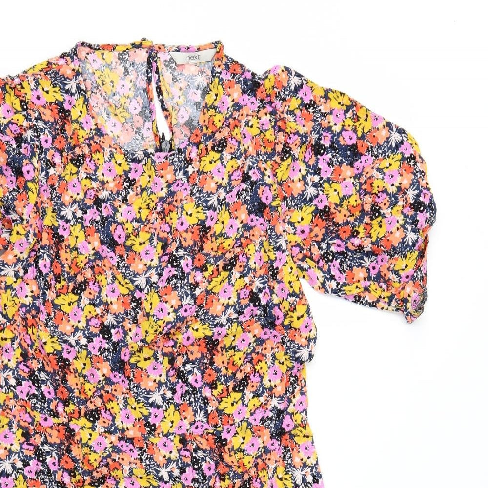 NEXT Womens Multicoloured Floral  A-Line  Size 12