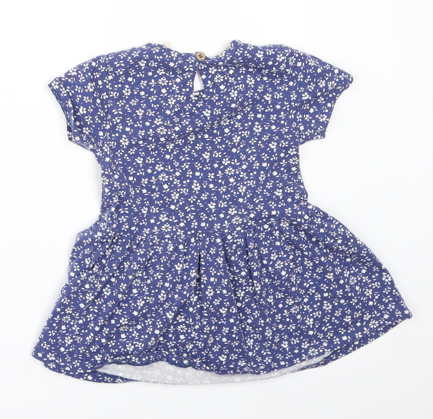 Kite Girls Blue Floral  A-Line  Size 12-18 Months