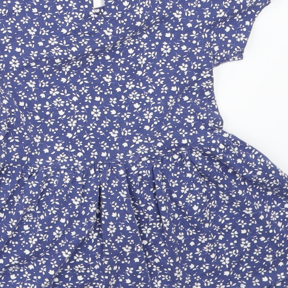 Kite Girls Blue Floral  A-Line  Size 12-18 Months