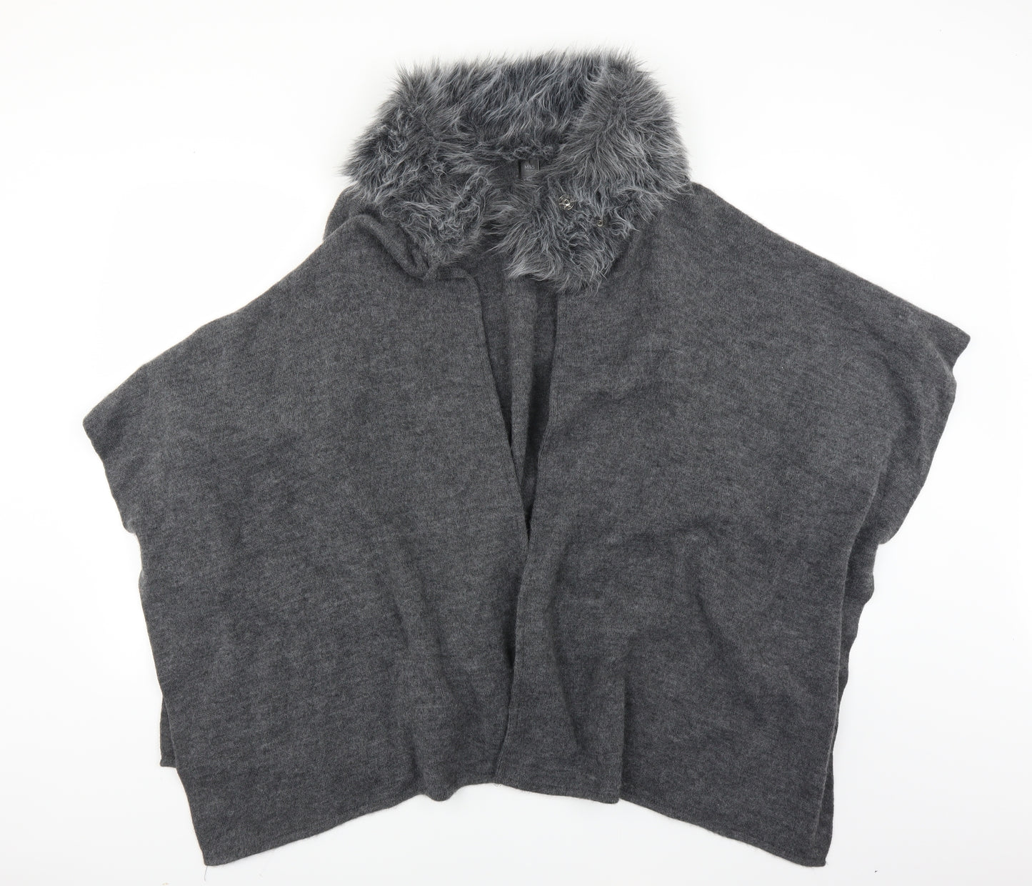 Marks and Spencer Womens Grey   Cape Jumper One Size