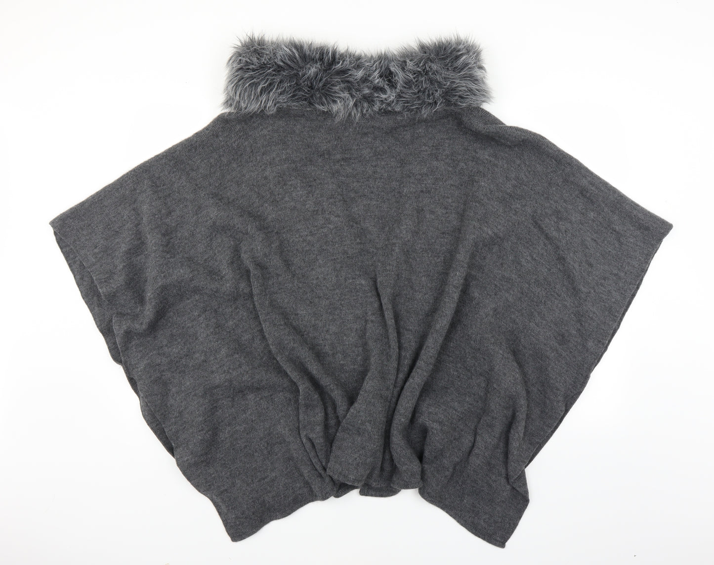 Marks and Spencer Womens Grey   Cape Jumper One Size