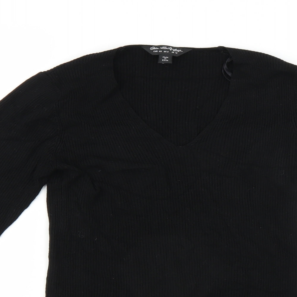 Miss Selfridge Womens Black   Pullover Jumper Size 12
