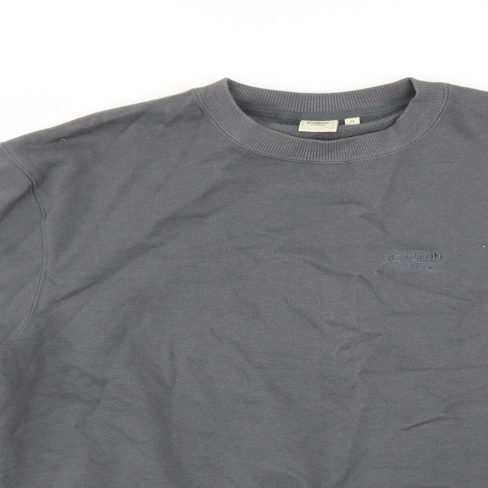 Cotton Traders Mens Grey   Pullover Sweatshirt Size M