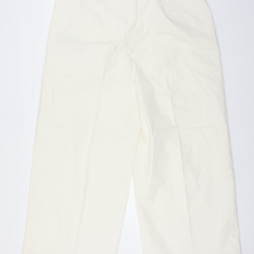 Marks and Spencer Womens Ivory   Trousers  Size 22 L29 in
