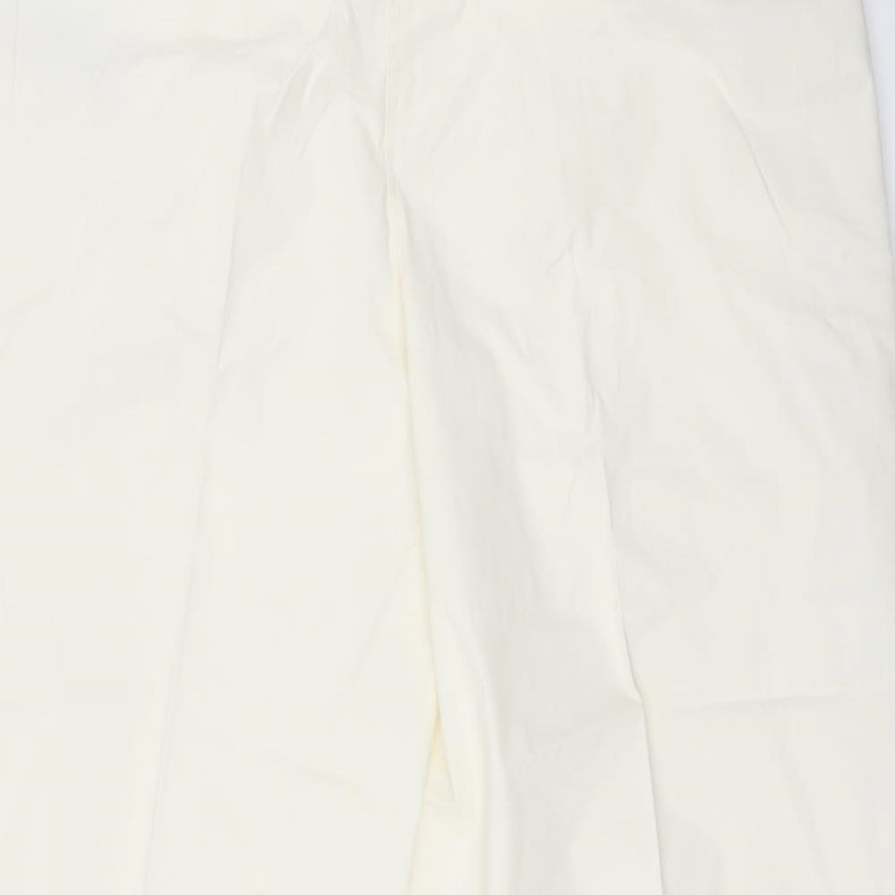 Marks and Spencer Womens Ivory   Trousers  Size 22 L29 in