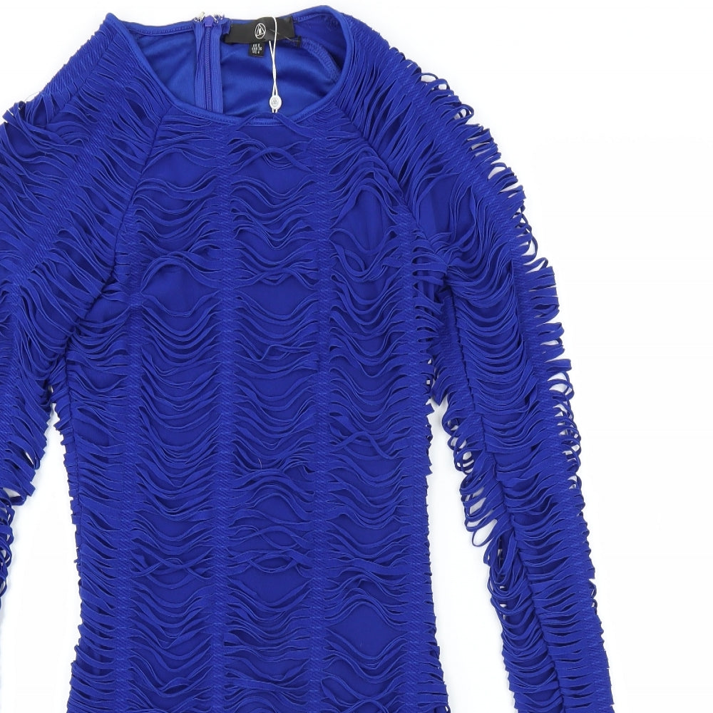 Missguided Womens Blue   Mini  Size 8