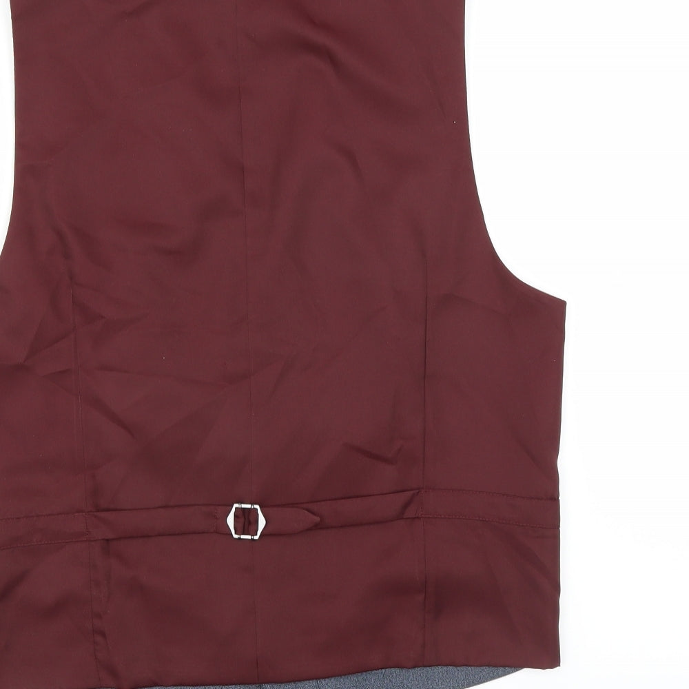 Marks and Spencer Mens Blue   Jacket Suit Waistcoat Size S