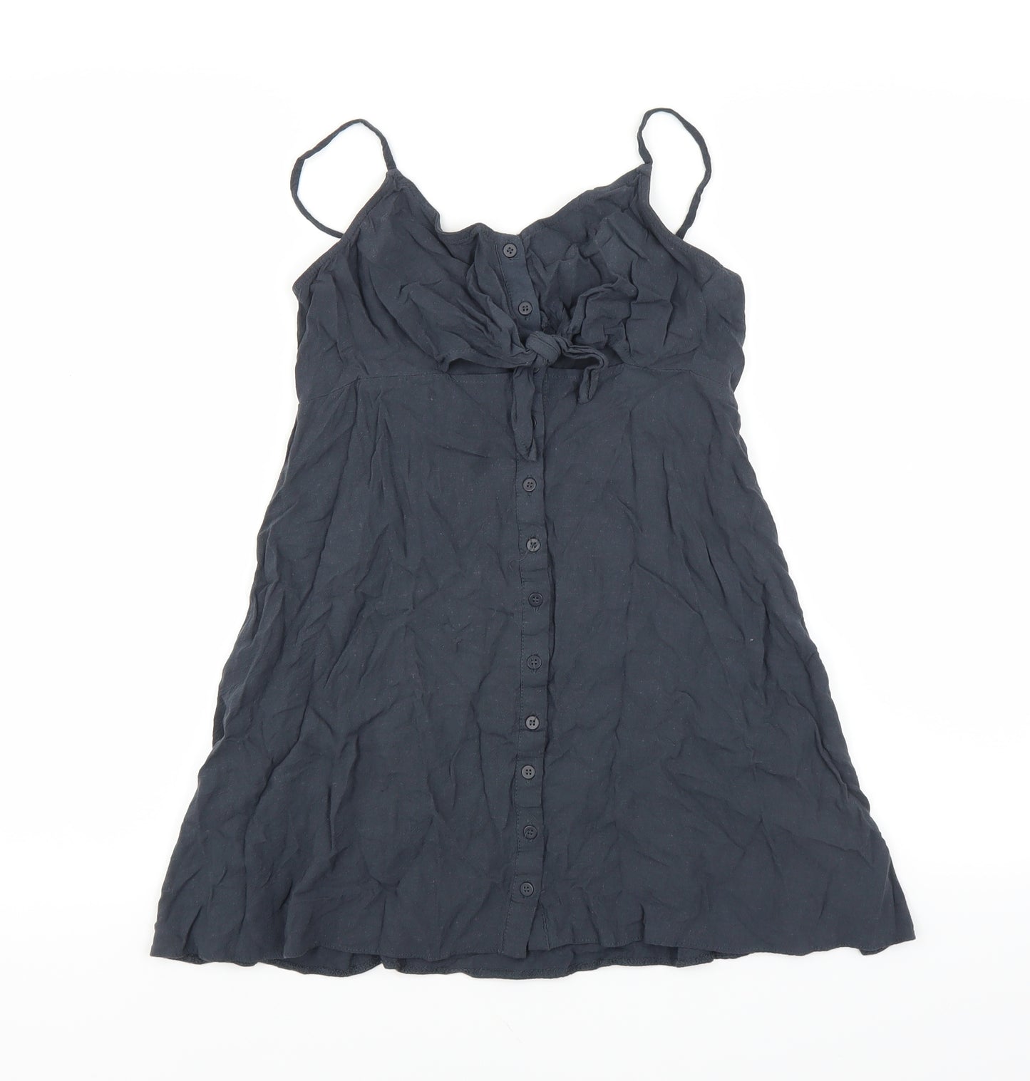 Topshop Womens Grey   Camisole Blouse Size 10