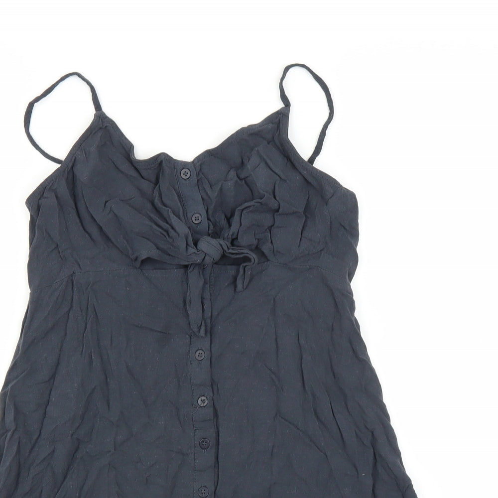 Topshop Womens Grey   Camisole Blouse Size 10