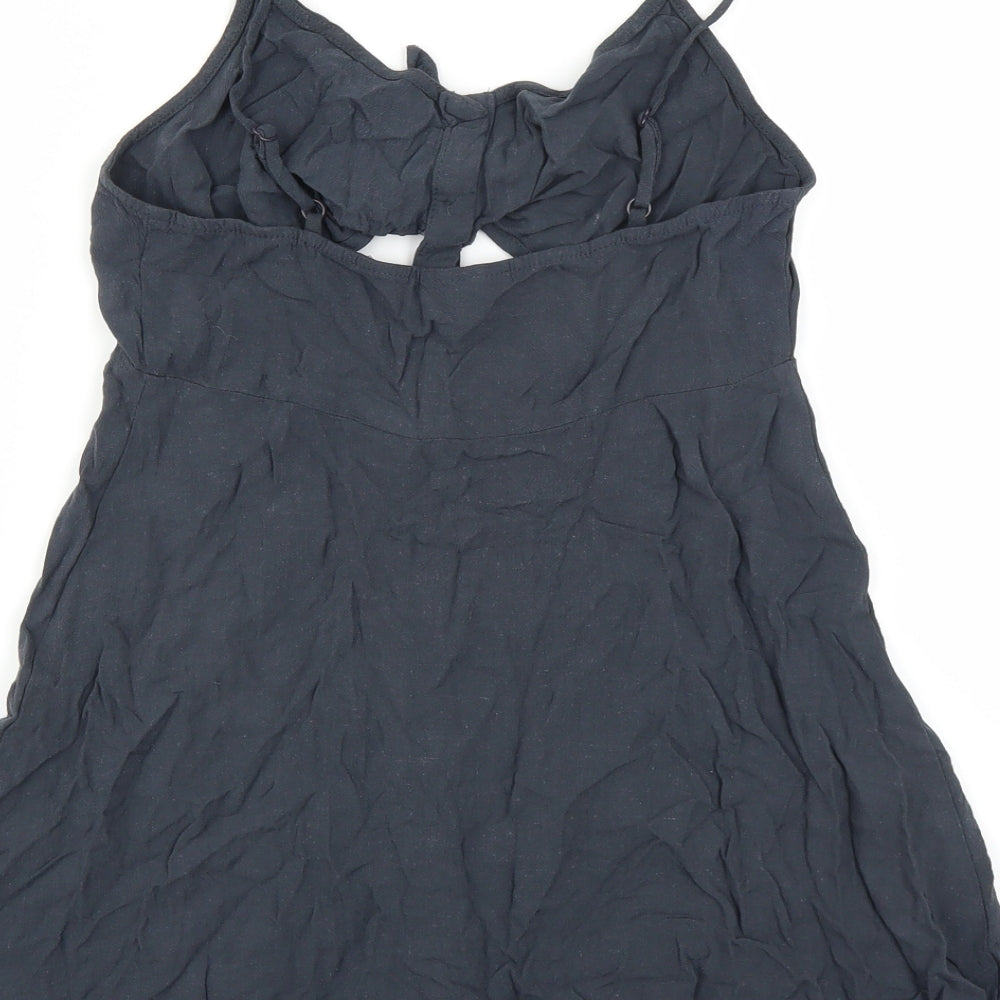 Topshop Womens Grey   Camisole Blouse Size 10