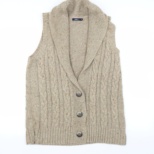 DASH Womens Beige   Cardigan Jumper Size 18