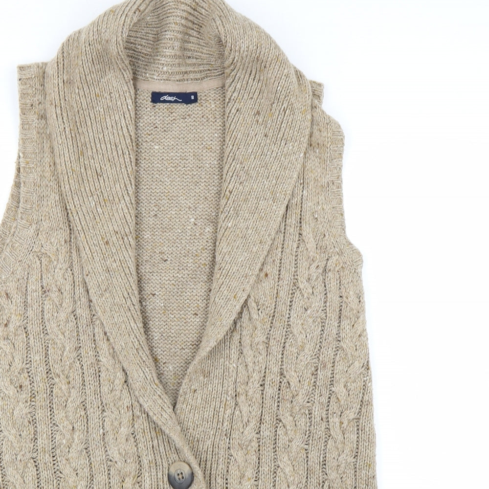 DASH Womens Beige   Cardigan Jumper Size 18