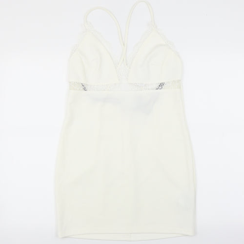 FOREVER 21 Womens White   Mini  Size L