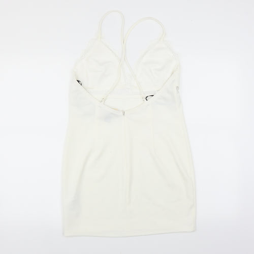 FOREVER 21 Womens White   Mini  Size L