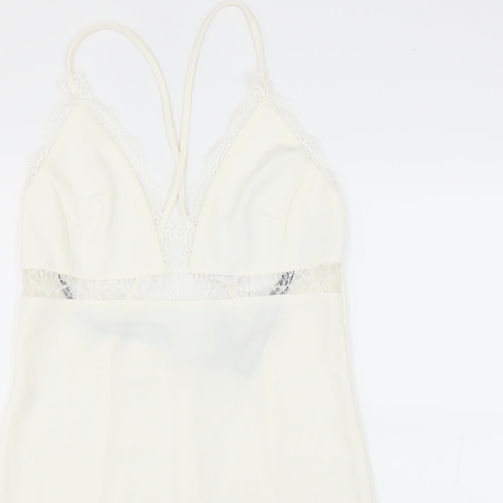 FOREVER 21 Womens White   Mini  Size L