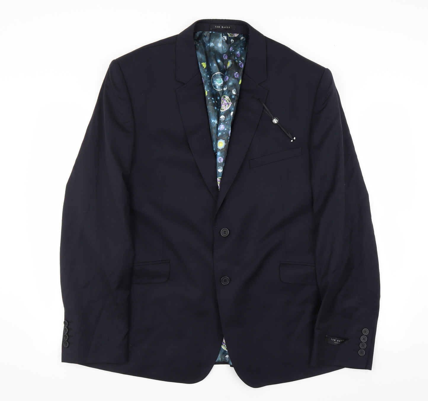 Ted Baker Mens Blue   Jacket Suit Jacket Size 46