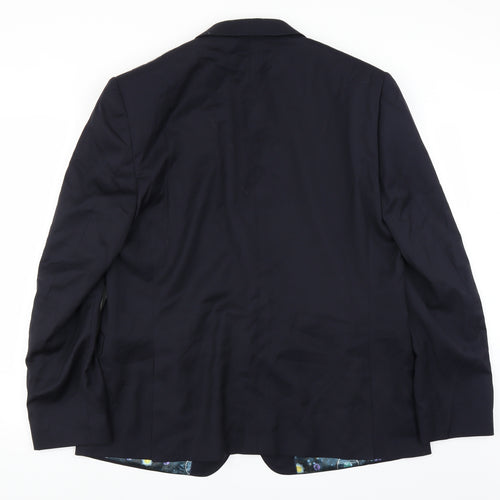 Ted Baker Mens Blue   Jacket Suit Jacket Size 46
