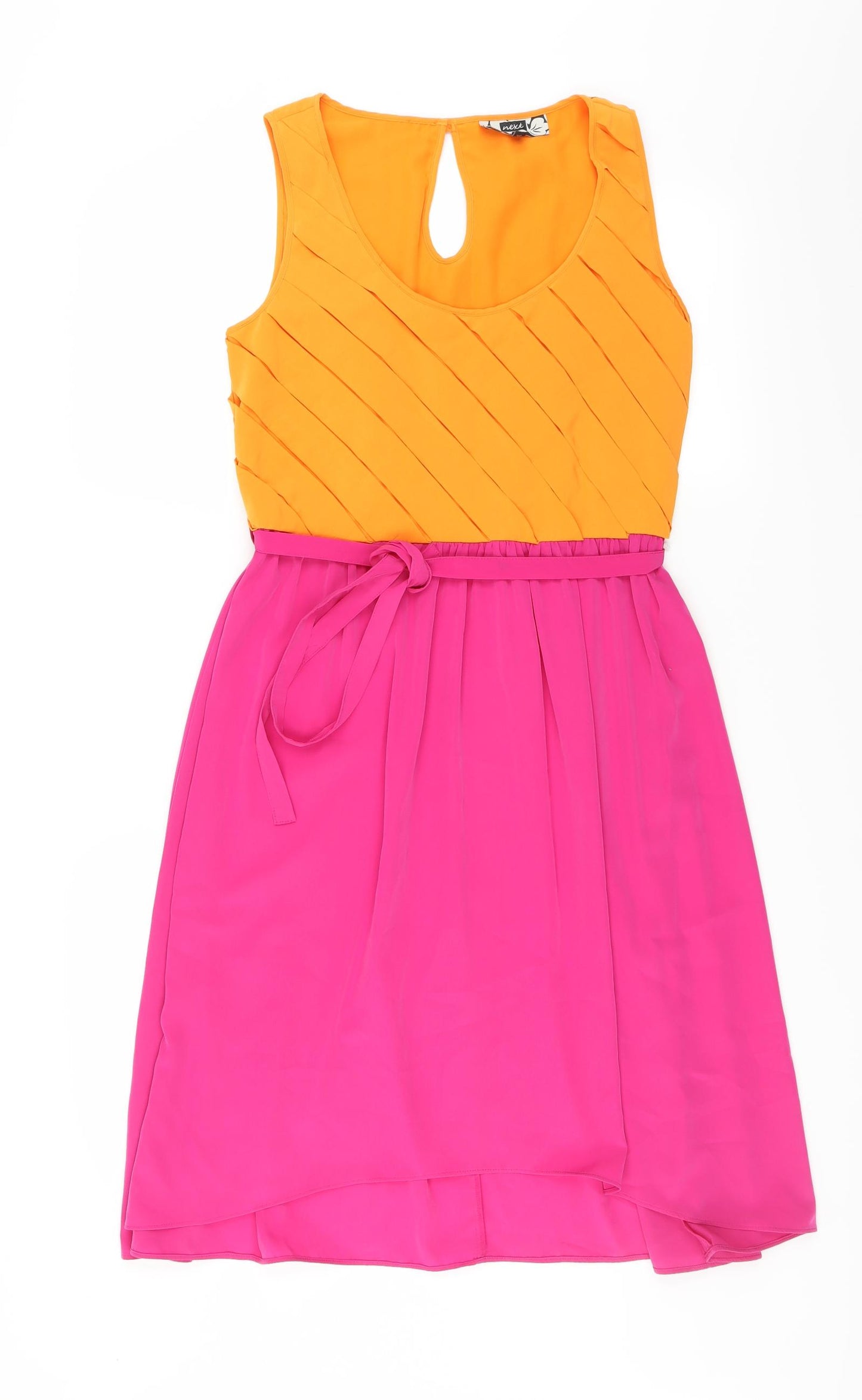 NEXT Womens Orange   Tank Dress  Size 12