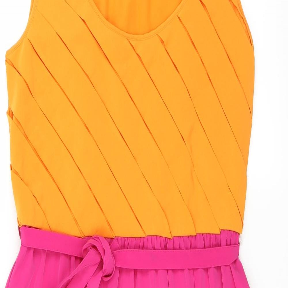 NEXT Womens Orange   Tank Dress  Size 12