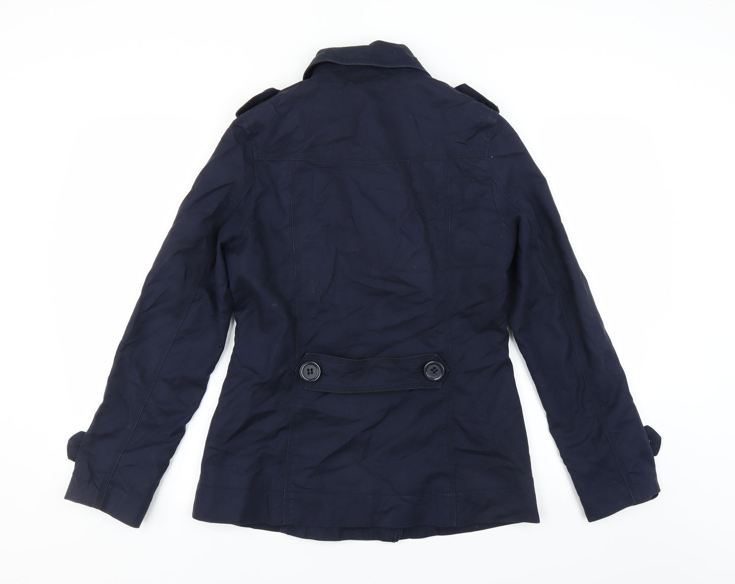 Oasis Womens Blue   Military Jacket Jacket Size S