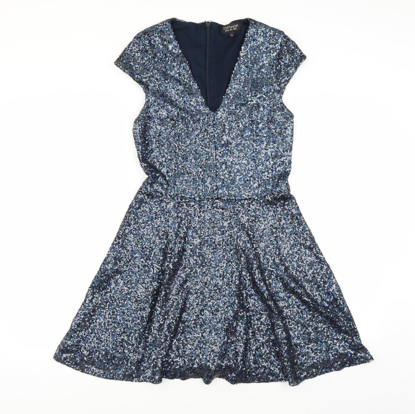 Topshop Womens Blue   Mini  Size 10