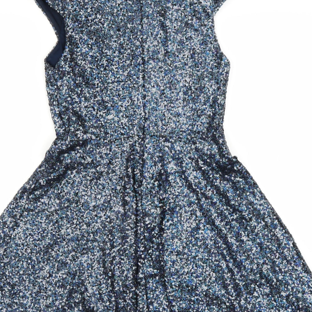 Topshop Womens Blue   Mini  Size 10